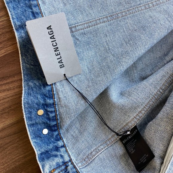 MENS Graffiti Big Fit Denim Jacket size L - Picture 3 of 7